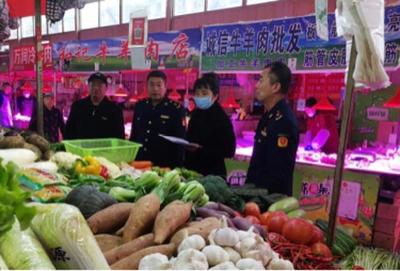 哈爾濱檢查平房區農貿市場疫情防控情況